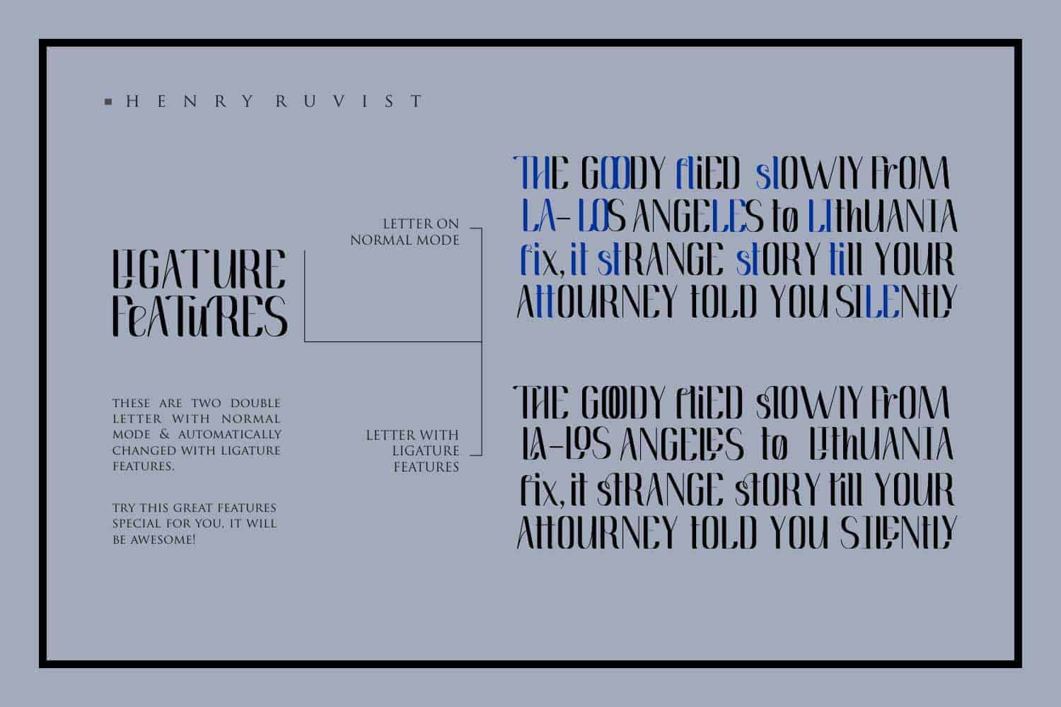 henry ruvist condensed font cover