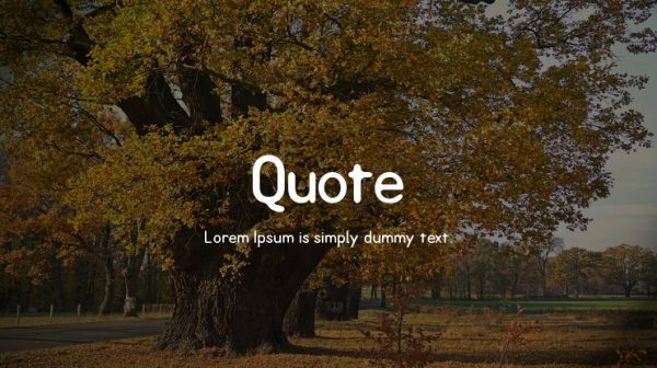 quote font