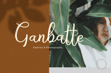 Bryan Letter Elegant Script Font Preview for Cosmetic Logo and Branding