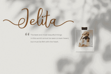 Bryan Letter Elegant Script Font Preview for Cosmetic Logo and Branding