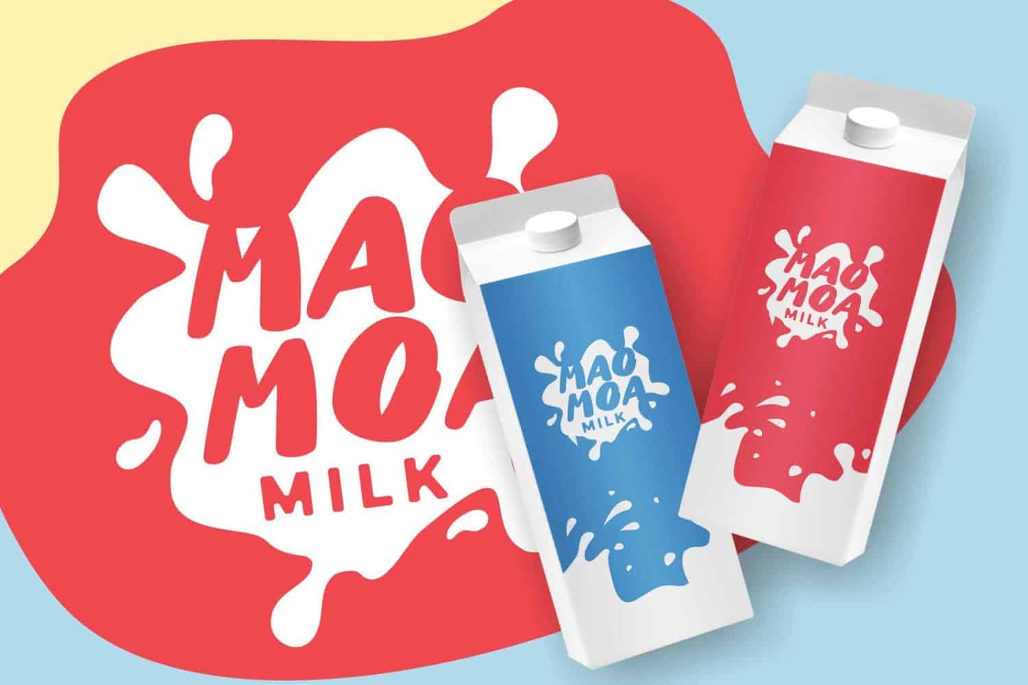 Bobaniac playful fancy kids font for food packaging and t-shirt design