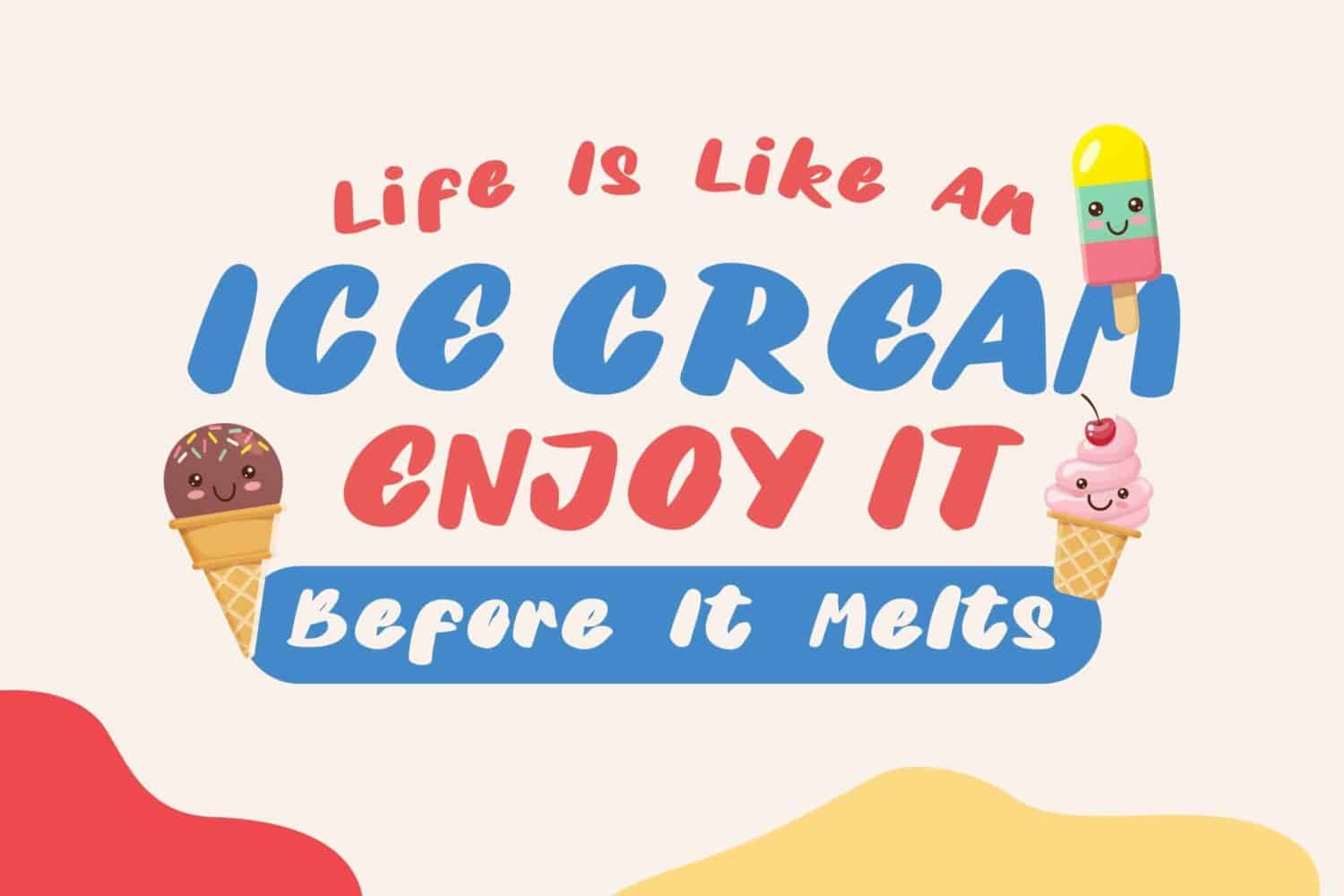 Bobaniac playful fancy kids font for food packaging and t-shirt design