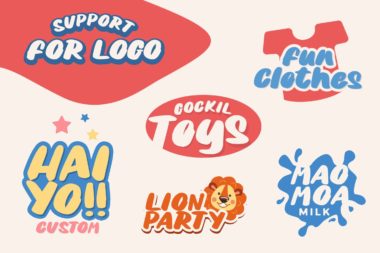 Bobaniac playful fancy kids font for food packaging and t-shirt design