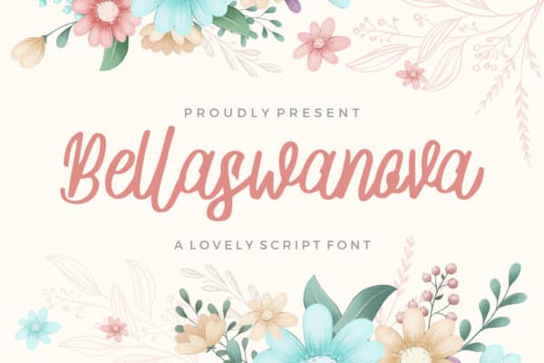 Bellaswanova - Script Font