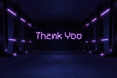 Qraydom - Futuristic Font with neon glow style
