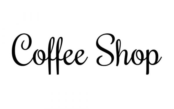 coffee shop font