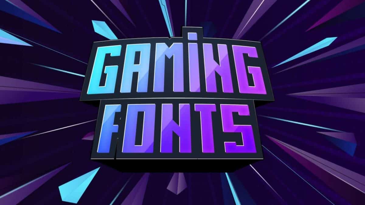 Gaming Fonts