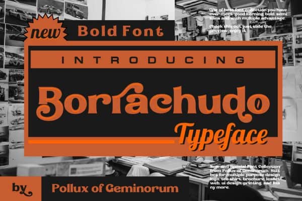 Borrachudo - Bold Font