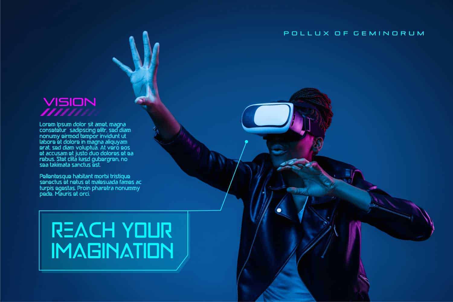 futuristic font pentavalent virtual reality