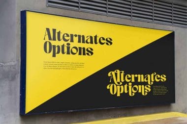 bold font megalot billboard