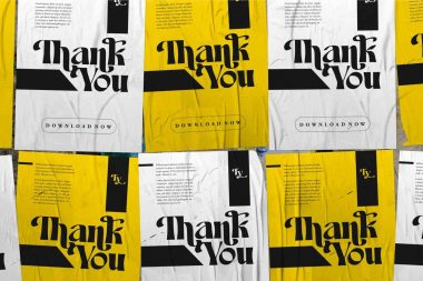 bold font megalot thank you