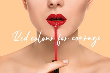 brush font bresitton red lips