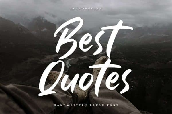 quote font