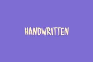 Handwriting Font