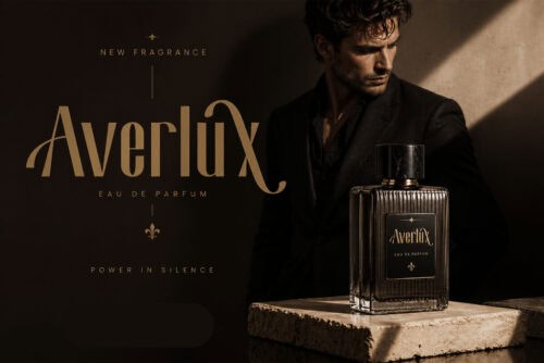 Qenhalion Classic Condensed Luxury Font Preview for Perfume Branding